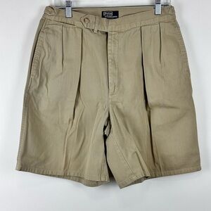 Men's Classic Fit Pleated Shorts